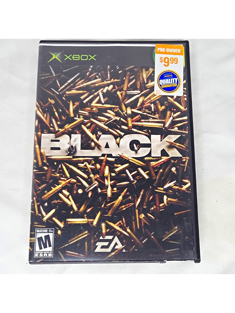 BLACK Original Xbox 2006 CIB Complete Manual EA Criterion Tested Working